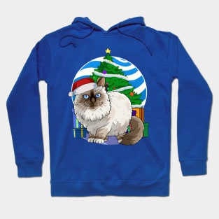 Birman Cat Santa Christmas Gift Hoodie